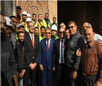وزير الاتصالات ومحافظ الدقهلية يتفقدان موقع تنفيذ شبكة الفايبر المعلق بالمنصورة
