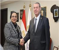 المستشارة أمل عمار تستقبل سفير دولة فلسطين