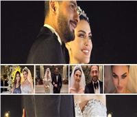 إطلالة ملكية لـ دارين حداد في حفل زفافها بدبي | صور
