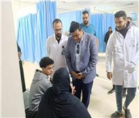 «عبد الهادي» يتفقد الخدمات الطبية بمستشفى أسوان التخصصي