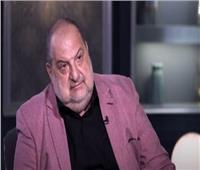 خالد الصاوي يودع إيمان إمام شقيقة عادل إمام والجنازة اليوم