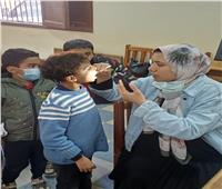جامعة بنها تنظم قافلة طبية بمدرسة كفر عامر ورضوان الابتدائية بكفر شكر 
