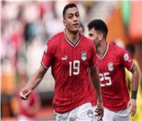 مصطفى محمد يسجل الهدف الثاني لمصر أمام نيجيريا