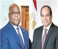 السيسى يبحث تطورات العلاقات الثنائية مع رئيس الكونغو الديمقراطية 