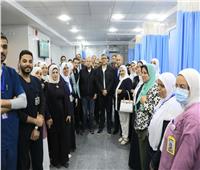 محافظ الجيزة يفتتح مبنى علاج الغسيل الكلوي الجديد بمستشفى أبوالنمرس المركزي