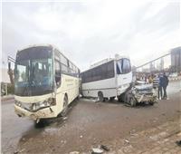 ضحايا الأسفلت مصرع شاب وإصابة 9 فى حوادث طرق