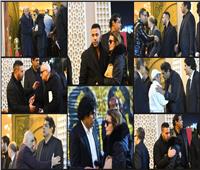 غياب الزعيم.. نجوم الفن في عزاء شقيقة عادل إمام| صور