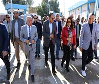 وزيرة التنمية المحلية ومحافظ قنا يفتتحان محطة مياه الشرب بقرية حجازة بحري 