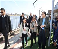 وزيرتا التخطيط والتنمية المحلية تتفقدان ممشى كورنيش النيل بسوهاج