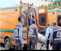 بالأسماء.. إصابة 7 أشخاص إثر اصطدام سيارتين بصحراوي البحيرة