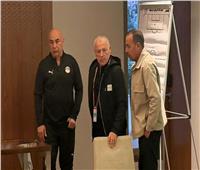 هاني أبو ريدة يجتمع بالمنتخب قبل مواجهة زيمبابوي غداً 
