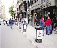 خمسة آلاف غرامة  فورية لعدم وضع صندوق قمامة أمام المحال بالقاهرة