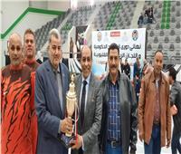 وكيل تموين القليوبية يهنئ فريقه للفوز بنهائي دوري كرة القدم للمصالح الحكومية 
