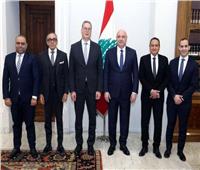 الرئيس اللبناني يستقبل المهندس كريم بدوي وزير البترول والثروة المعدنية والوفد المرافق