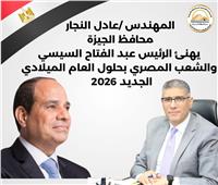     محافظ الجيزة يهنئ الرئيس السيسي بحلول العام الميلادي الجديد