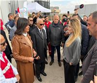 أول تعليق من نبيلة مكرم عن زيارة أنجلينا جولي لمعبر رفح