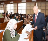 انتظام لجان الامتحانات بكلية العلاج الطبيعي بجامعة قناة السويس