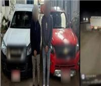 ضبط قائدي سيارتين ربع نقل يسيران برعونة بالغربية