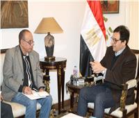 وزير الثقافة يجتمع برئيس هيئة الكتاب والمدير التنفيذي لمعرض القاهرة لمناقشة الترتيبات النهائية للدورة 57