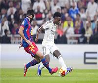 فينيسيوس يسجل هدف التعادل لريال مدريد أمام برشلونة