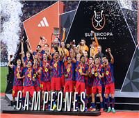 برشلونة يتوج بكأس السوبر الإسباني للمرة الـ 16 في تاريخه
