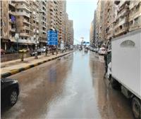 تجدد هطول أمطار الفيضة الكبرى على الإسكندرية| صور