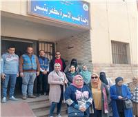 توقيع الكشف بالمجان على 418 مواطنًا بقرية كفر بتبس بتلا
