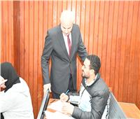انتظام كامل في لجان امتحانات الفرقة الرابعة بكلية التجارة جامعة القناة 