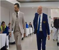 محمد شعبان ومسؤولي الاتحاد العالمي للتايكوندو يحاضرون بمعسكر الحكام الدولي بكولومبيا