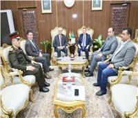 محافظ المنوفية ورئيس الجامعة يهنئان مدير الأمن بمناسبة عيد الشرطة