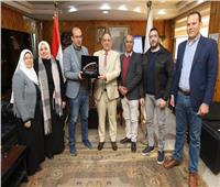 رئيس مياه الغربية يكرّم فريق العمل الفائز بجائزة مصر للتميز الحكومي 