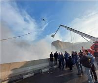 السيطرة على حريق بمنطقة الزرايب في منشاة ناصر   