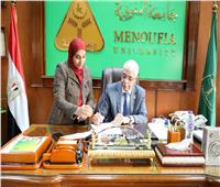 رئيس جامعة المنوفية يوقّع بروتوكول تعاون مع الشركة المصرية لتجارة الأدوية
