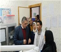وكيل وزارة الصحة بكفر الشيخ  يتفقد مستشفى حميات بيلا ووحدة الكراكات الصحية 