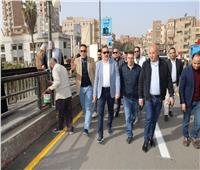 محافظ المنوفية يتفقد كوبري مبارك بشبين الكوم