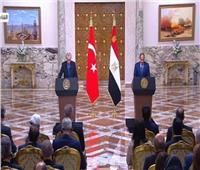 السيسي: زيارة الرئيس التركي لمصر فرصة ثمينة لتعزيز المشاورات وتوطيد التعاون المشترك