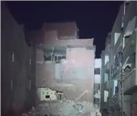 أجهزة الغربية تنجح في إزالة العقار المائل بالمحلة الكبرى 