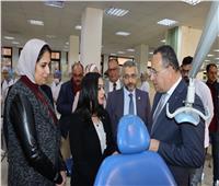 انتظام الدراسة بالفصل الدراسي الثاني بجامعة الإسكندرية ورئيس الجامعة يلتقي بالطلاب 