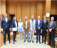 جامعة كفر الشيخ تستقبل وفد الهيئة الألمانية للتبادل العلمي «DAAD» 
