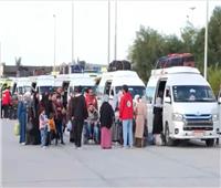 معبر رفح يستقبل دفعة جديدة من الفلسطينيين العائدين إلى قطاع غزة