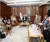 محافظ الغربية يستقبل رئيسة القومي للطفولة والأمومة خلال زيارتها لطنطا 