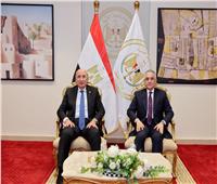 وزير العدل يستقبل رئيس مجلس القضاء الأعلى لتهنئته بتولي مهام منصبه