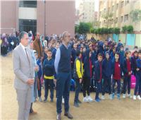 مديرتعليم الجيزة يواصل زياراته المفاجئة بمدارس العمرانية 