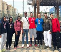 جامعة المنصورة تحصد المركز الأول في بطولة بورسعيد الشتوية للسباحة بالزعانف