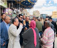 حملة مكبرة لرفع وإزالة الإشغالات والتعديات والباعة الجائلين بالشرقية 