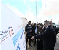 وزيرة الإسكان تتابع أعمال المرافق الرئيسية لمنطقة أبراج الداون تاون