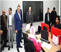 رئيس جامعة العريش يتفقد مركز إبداع مصر الرقمية «كريتيفا»