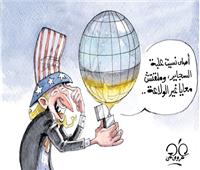 كاريكاتير|  النظام العالمى الجديد 