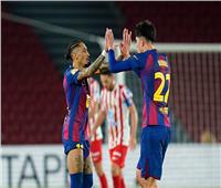 الشوط الأول| برشلونة يعود بثنائية أمام أتلتيكو مدريد في كأس ملك إسبانيا