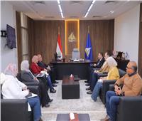 محافظ دمياط يبحث مع جهاز تعمير سيناء تنفيذ مشروعات تنموية كبرى